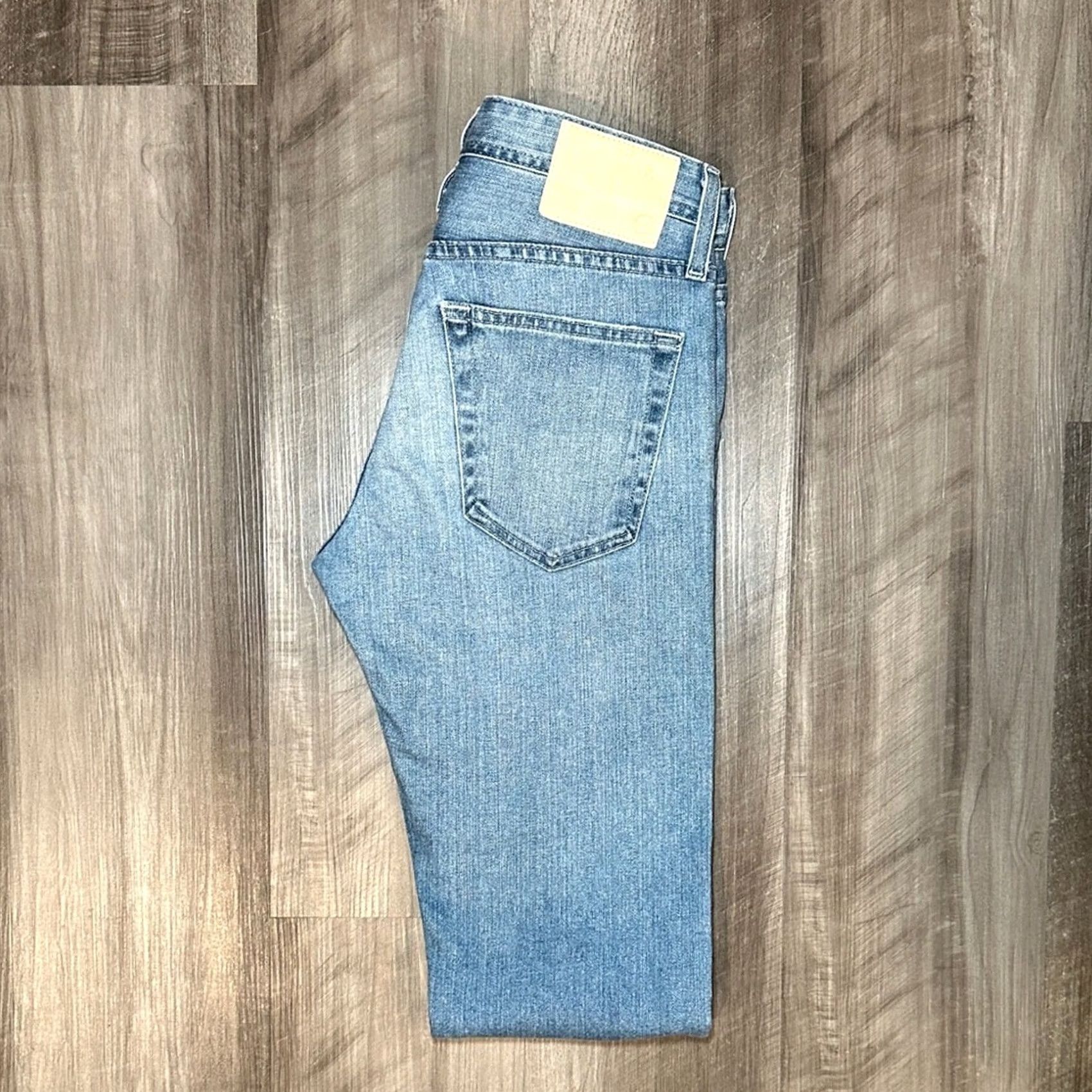 Vintage AG Adriano Goldschmied Tellis Modern Slim Jeans Men 28 Regular Blue 34 Inseam 34 28x34 Size US 28 / EU 44 - 2 Thumbnail
