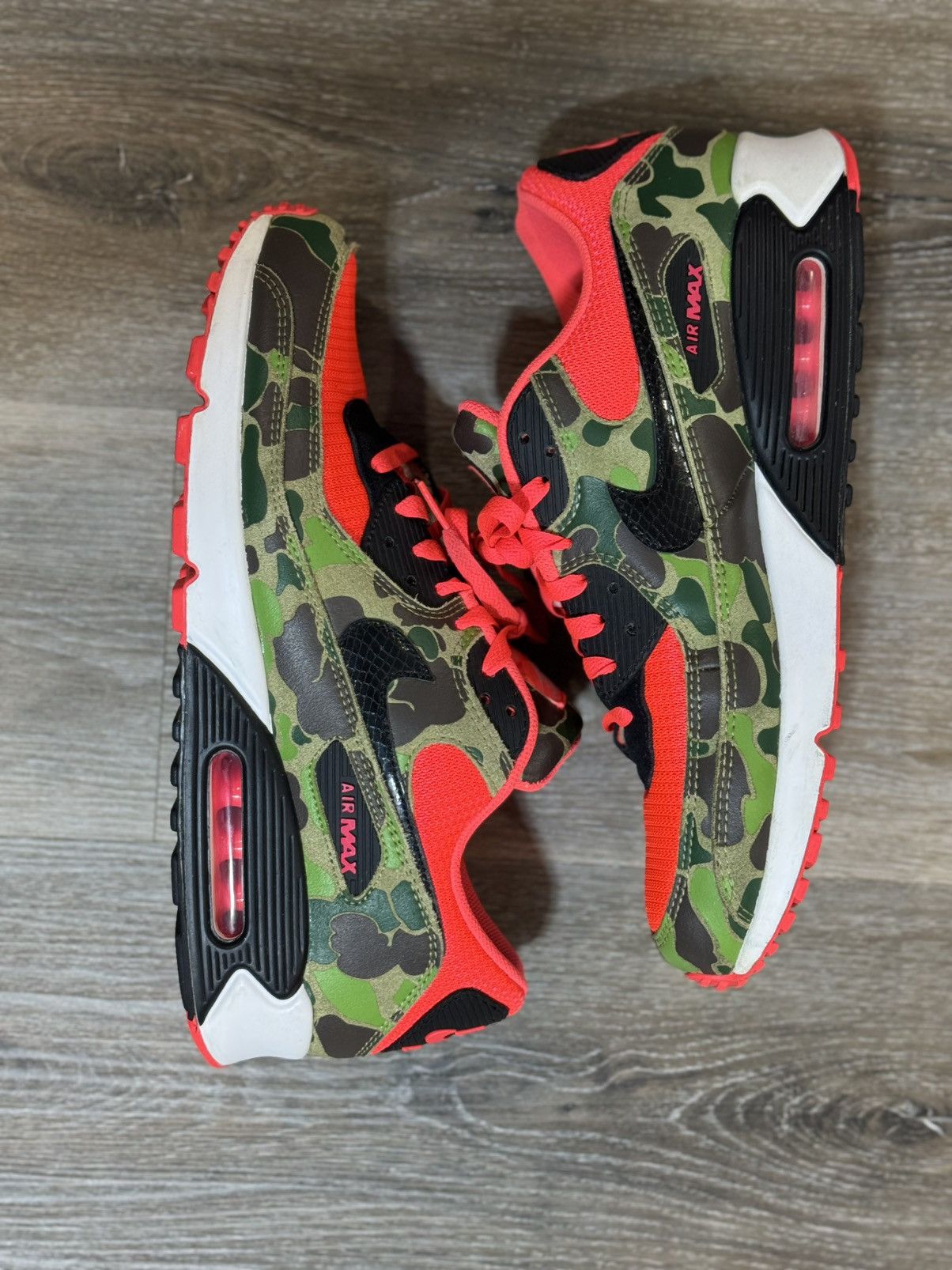 Nike × atmos NIKE ATMOS REVERSE DUCK CAMO AIR MAX 90 Size US 14 / EU 47 - 4 Thumbnail