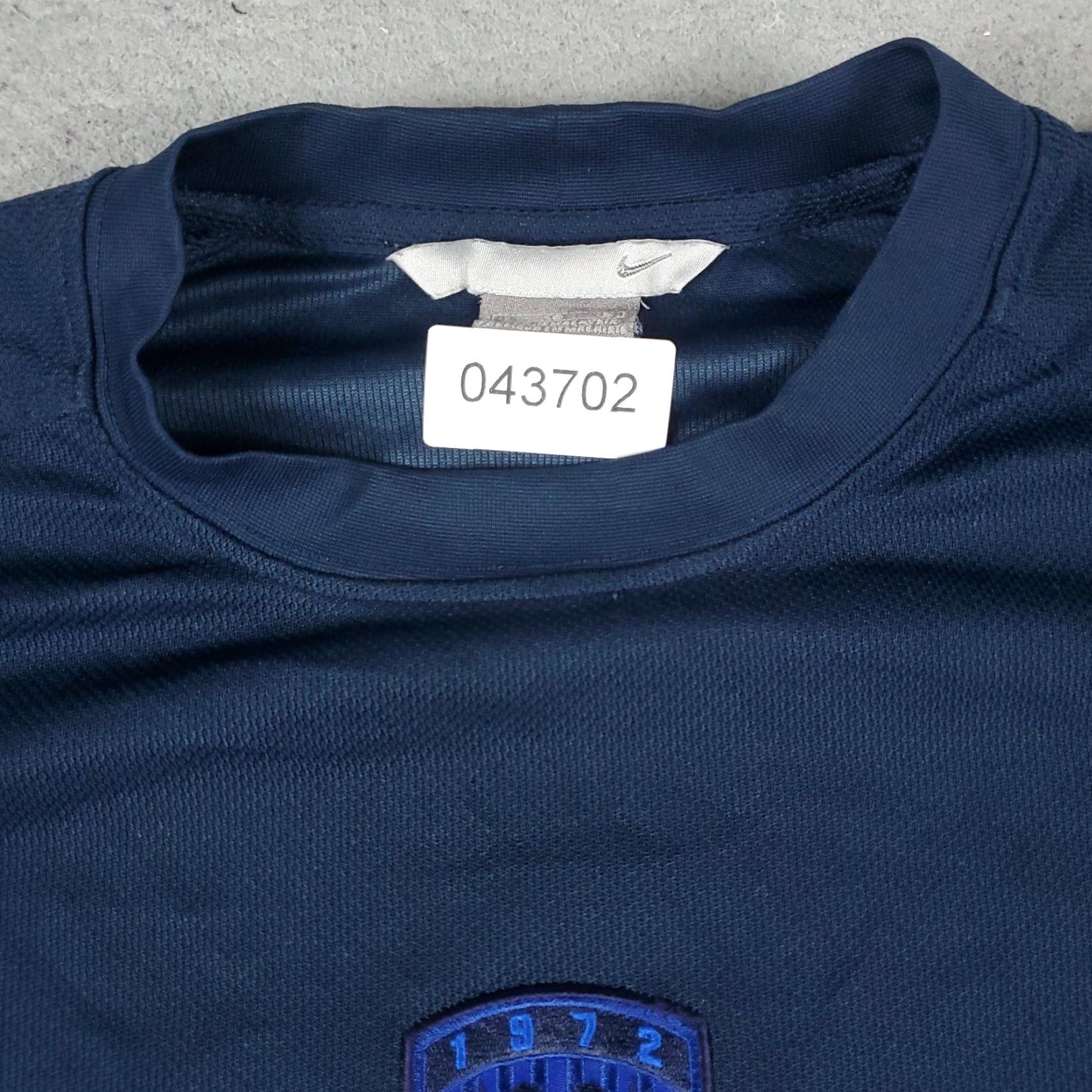 Nike Nike T Shirt Mens Large Blue Vintage Y2K Swoosh Active Pullover Long Sleeve T-Shirt Nike Dri-Fit Pullover Shirt Size US L / EU 52-54 / 3 - 2 Thumbnail