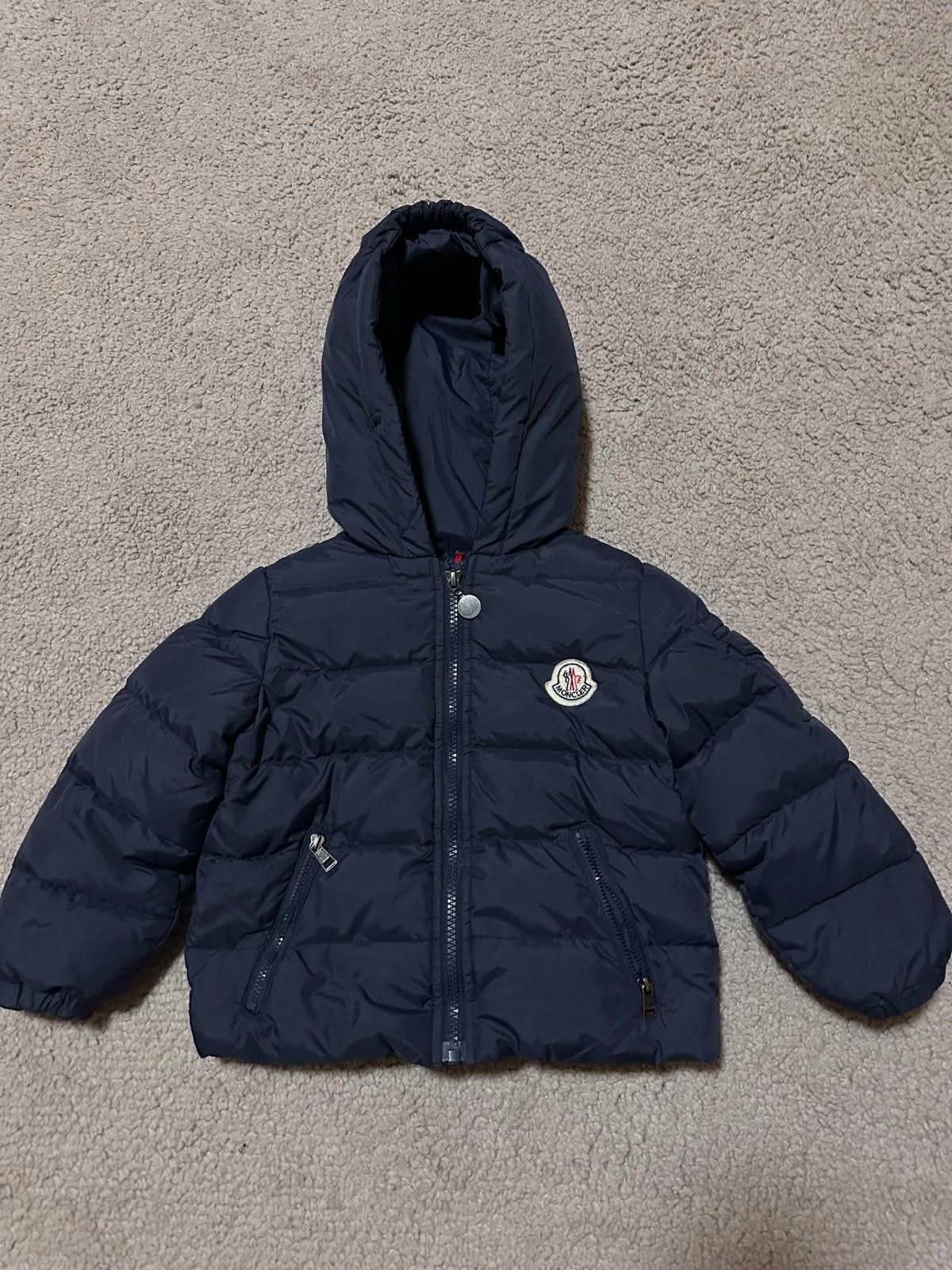 Moncler Moncler Logo Navy Kids Jacket Sz 2A 92 Size US XXS / EU 40 - 4 Thumbnail