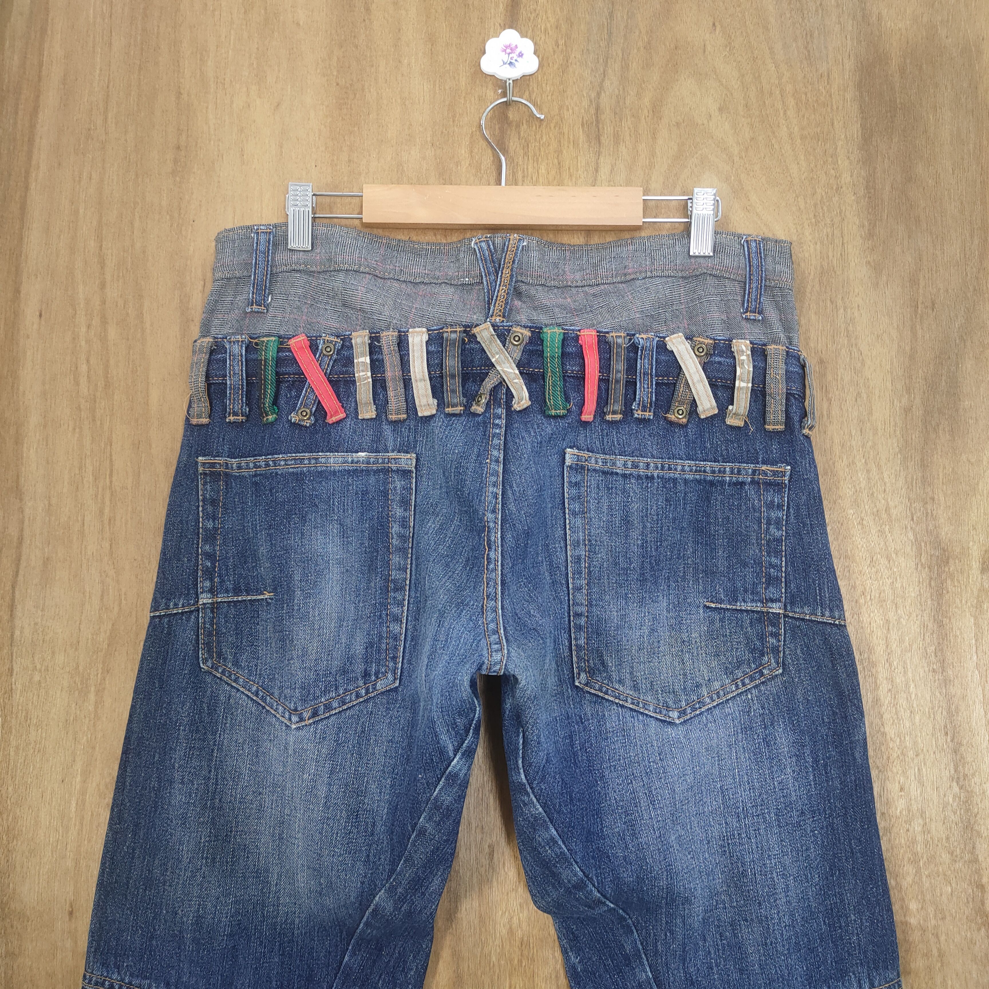 Japanese Brand VINTAGE SUGGESTIONS DOUBLE WAIST BAGGY CARGO PANTS Size US 33 - 8 Thumbnail