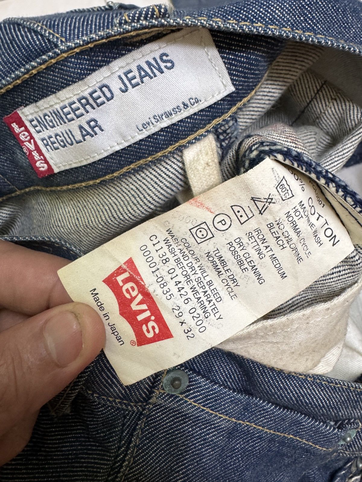 Levi's Levi’s Engineered Jeans Regular Twisted Seam Made in Japan Size US 27 - 14 Thumbnail