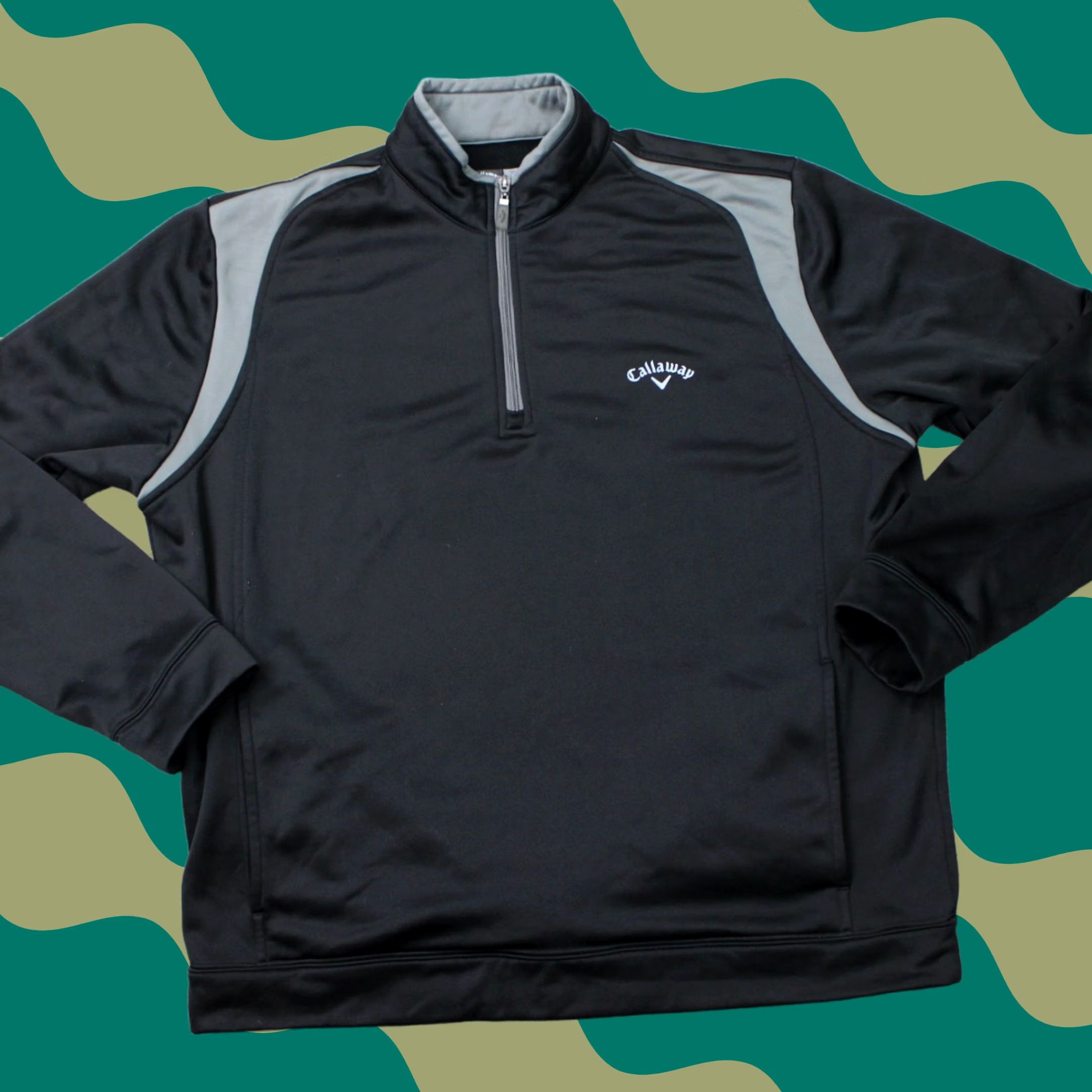 Callaway Callaway Sweatshirt Men Large Black 1/4 Zip Golf Polyester Long Sleeve w/Pockets Size US L / EU 52-54 / 3 - 1 Thumbnail