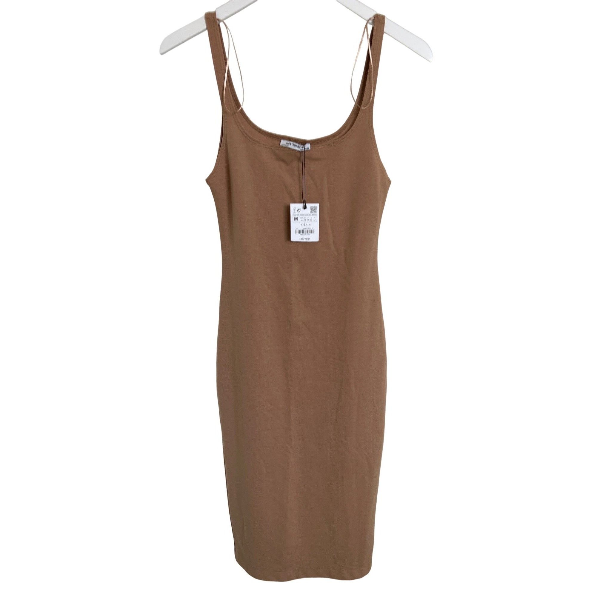 Zara Zara Trafaluc Natural Basic Dress Size M / US 6-8 / IT 42-44 - 3 Thumbnail