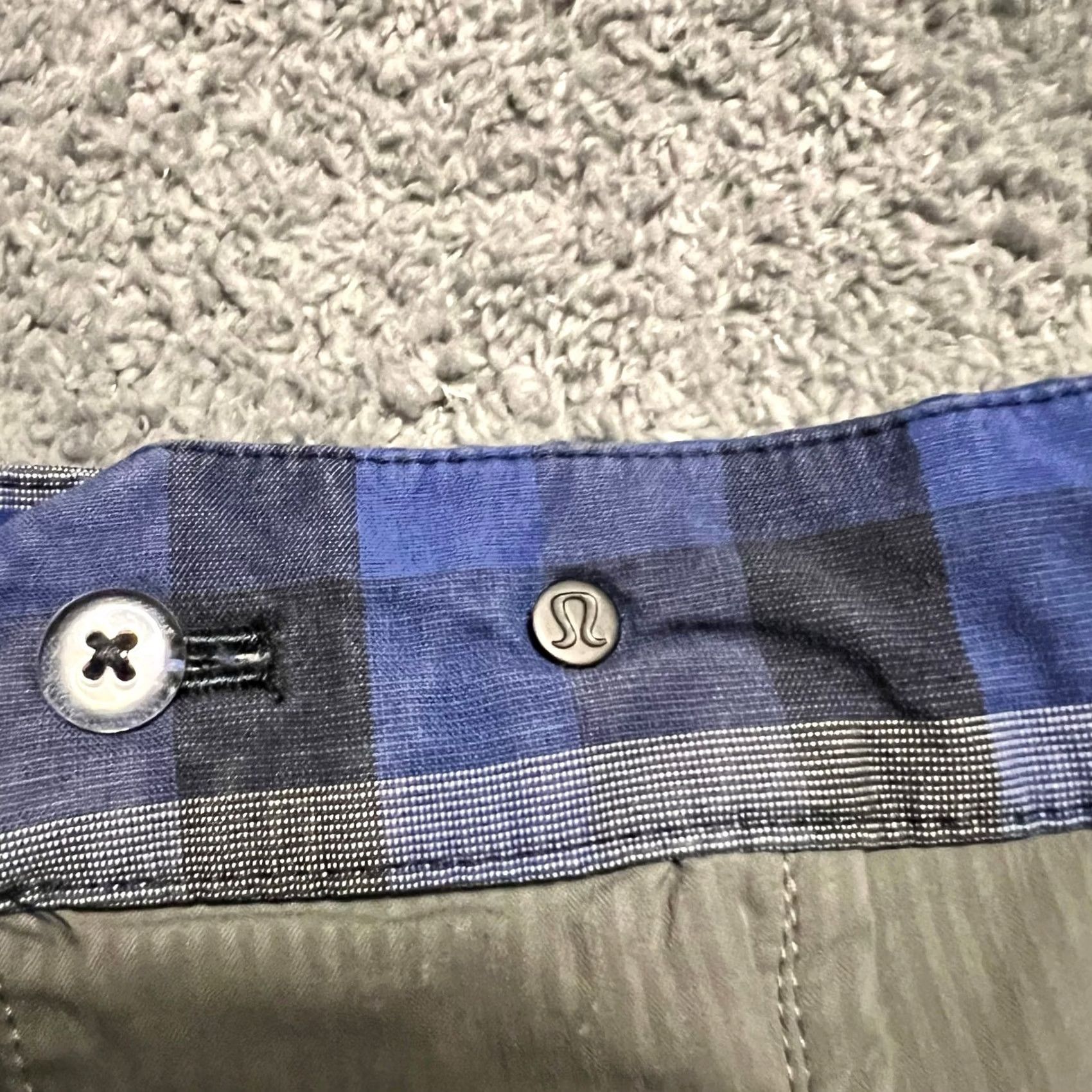 Lululemon Lululemon Plaid Commission Shorts Mens 30 10" Inseam Blue Regular Chino Men Mens Size US 30 / EU 46 - 5 Thumbnail