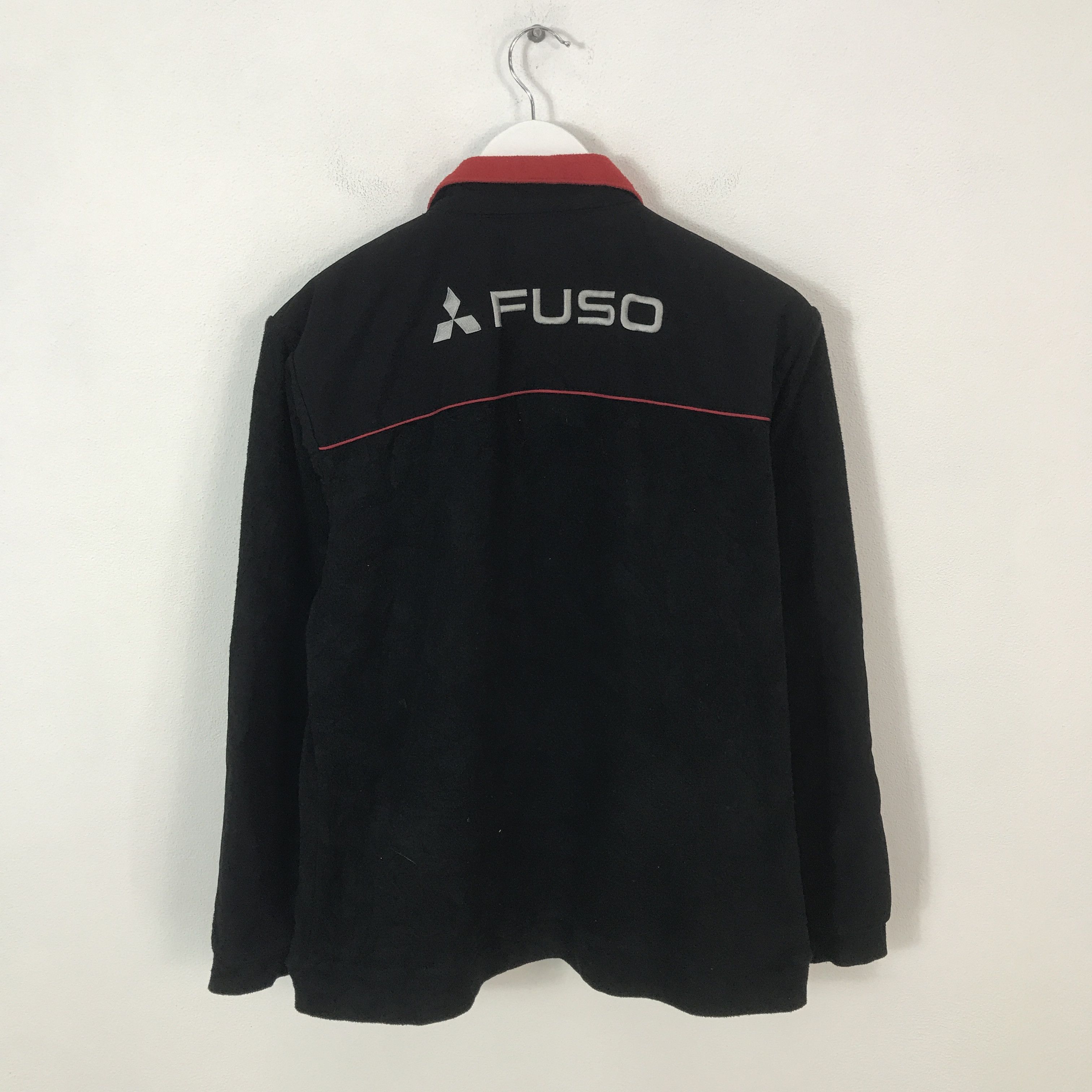 Japanese Brand Fuso Mitsubishi track racing fleece jacket K50B24 Size US M / EU 48-50 / 2 - 1 Thumbnail