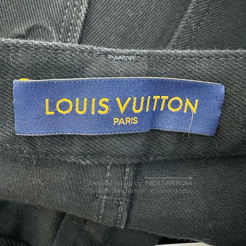 Louis Vuitton Louis Vuitton Embossed Denim Logging Pants Size US 30 / EU 46 - 4 Thumbnail