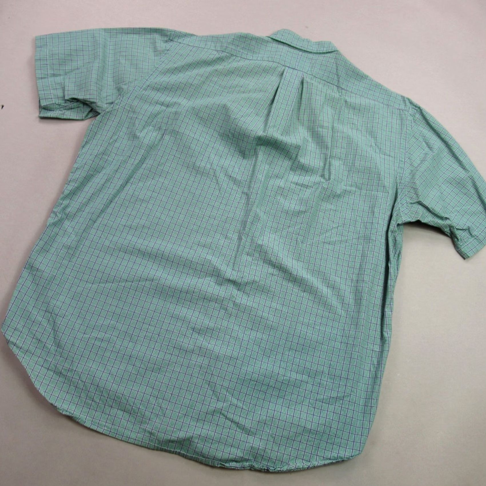 Polo Ralph Lauren Ralph Lauren Shirt Mens Large Short Sleeve Button Front Blake Green Casual Size US L / EU 52-54 / 3 - 6 Thumbnail