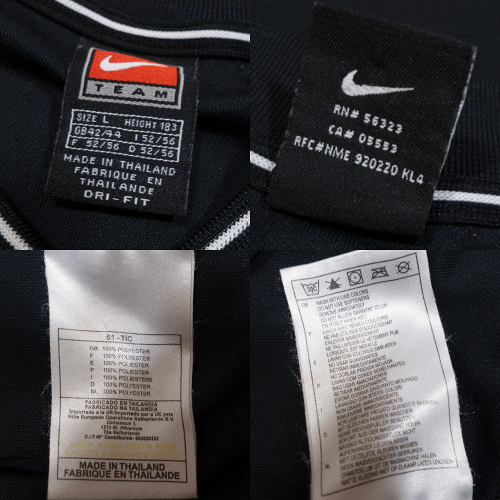 Nike 90S Team Center Swoosh Sport T-Shirt Size US L / EU 52-54 / 3 - 7 Thumbnail