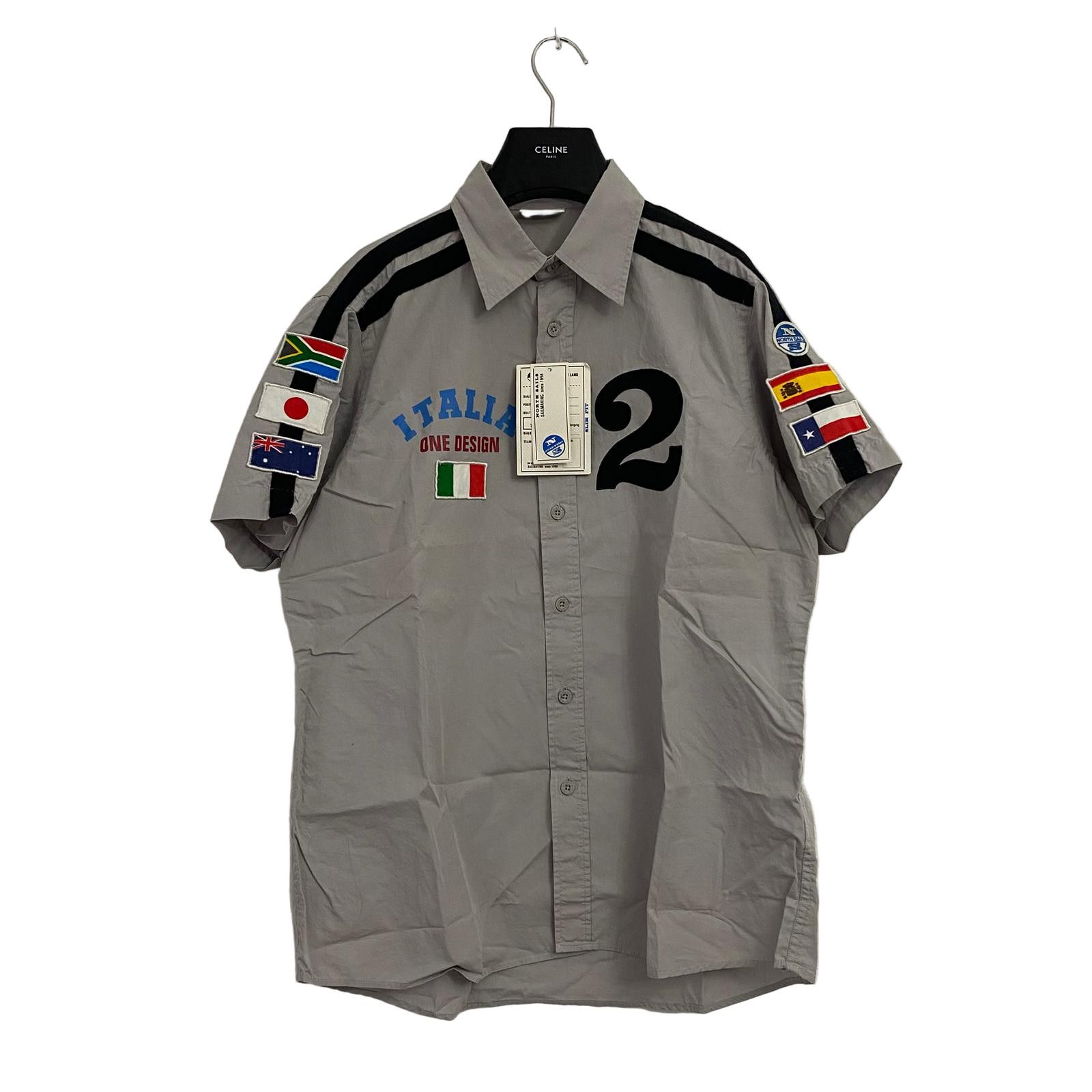 Other Flag Patch 'Italia' Short Sleeve Shirt Size US L / EU 52-54 / 3 - 1 Thumbnail