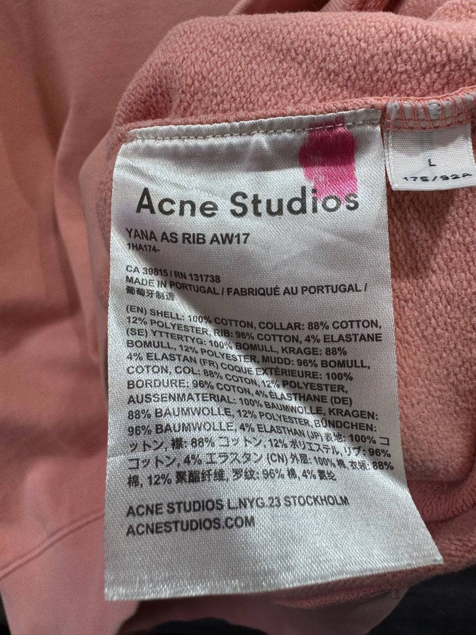 Acne Studios ACNE STUDIOS YANA RIB AW17 Size US L / EU 52-54 / 3 - 6 Thumbnail