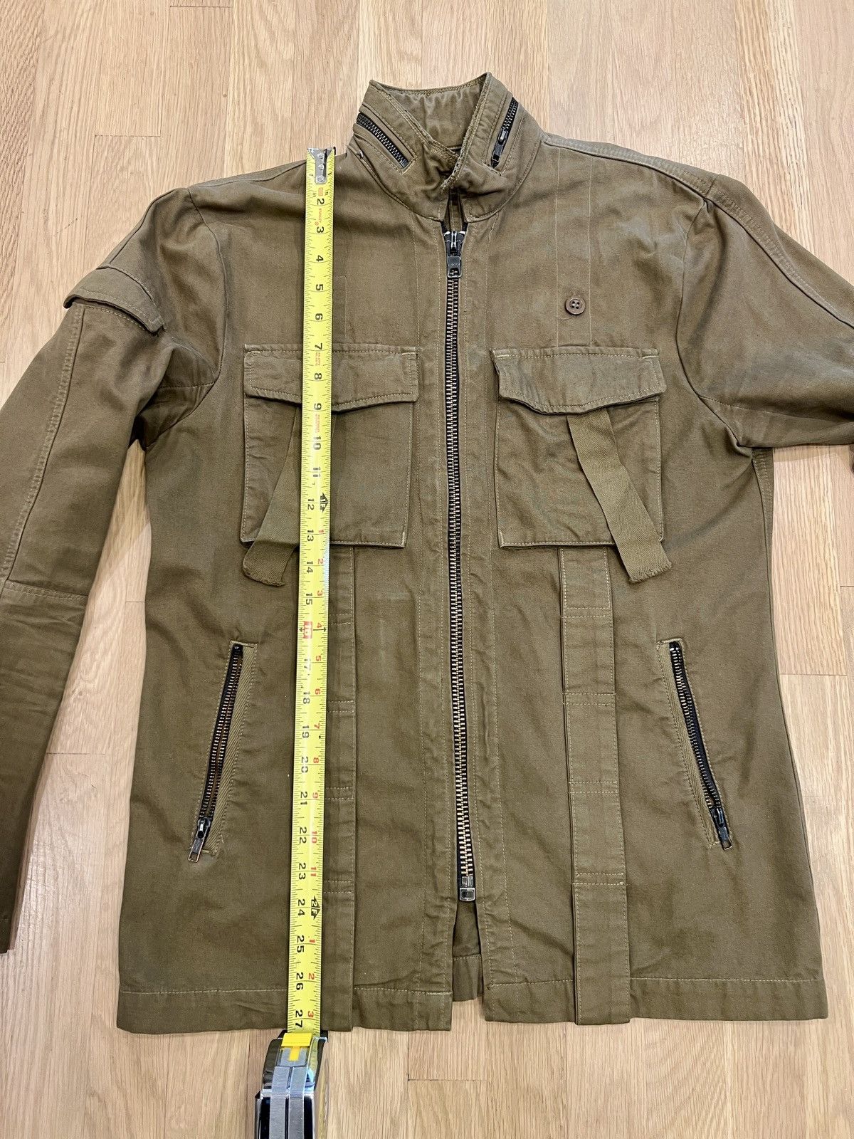 Nice Collective Nice Collective olive asymmetric deconstructed military y2k Size US S / EU 44-46 / 1 - 4 Thumbnail