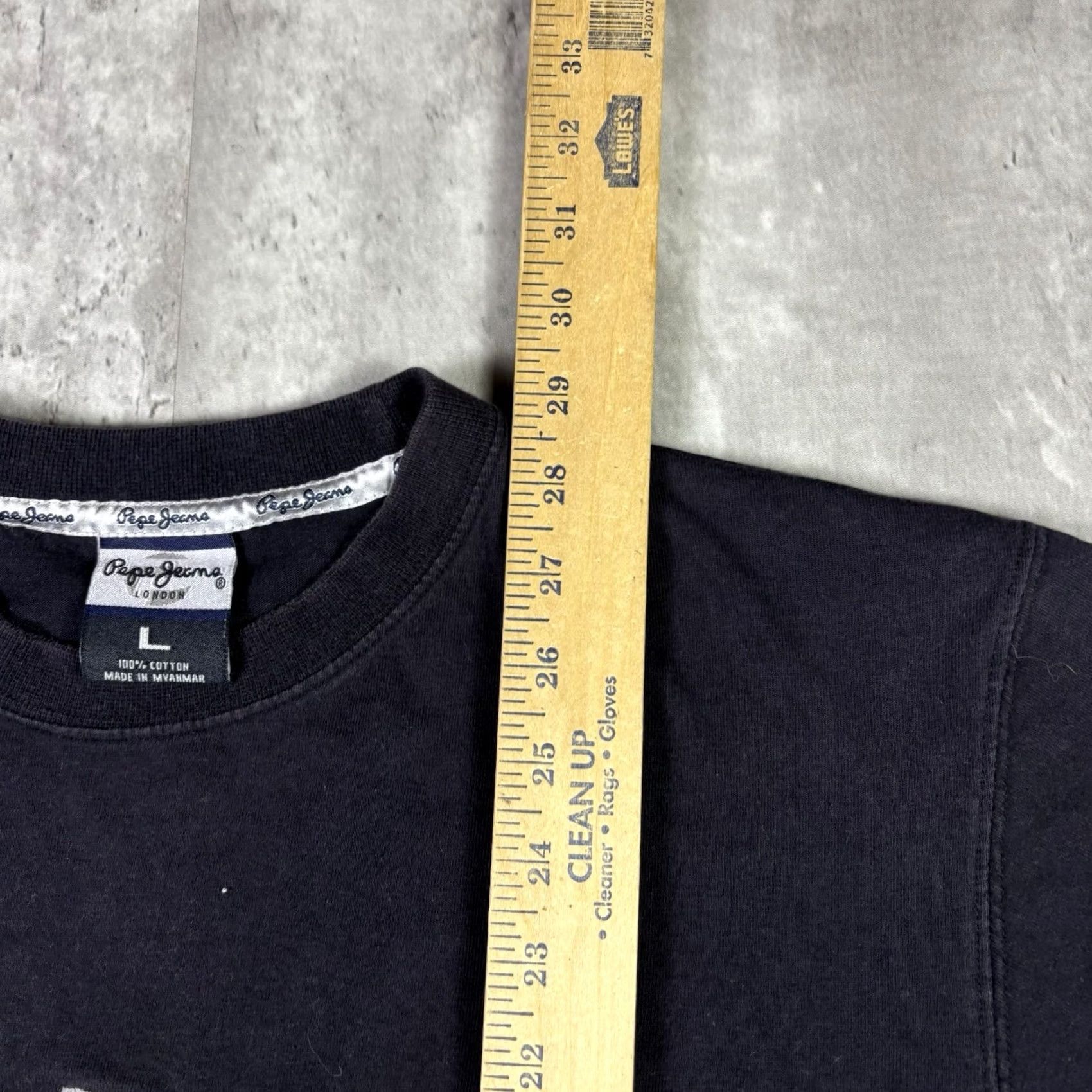 Vintage VINTAGE Pepe Jeans London T Shirt Art Black Long Sleeve Large Y2K Mens Size US L / EU 52-54 / 3 - 5 Thumbnail