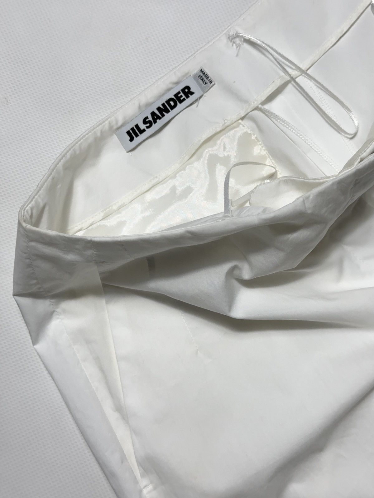 Jil Sander Jil Sander Snow White Cotton Chino Trousers Size 25" / US 0 / IT 36 - 4 Thumbnail