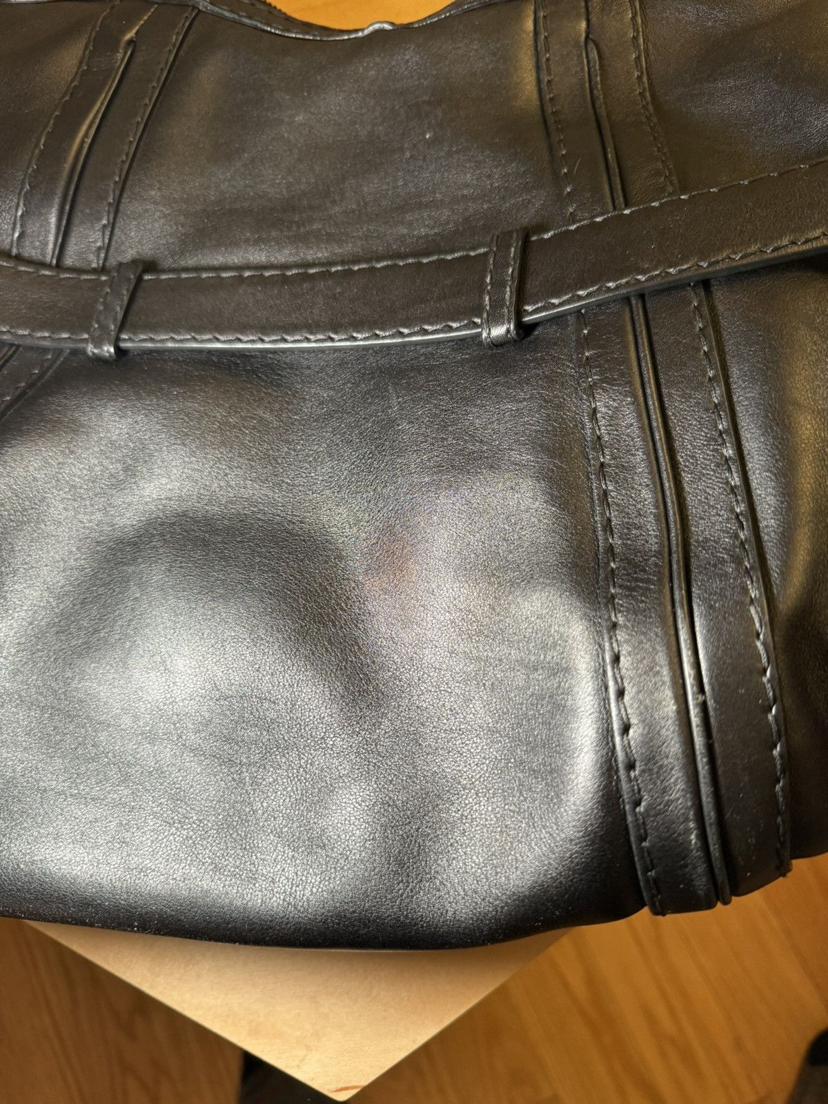 Gucci GUCCI Black Leather GG Running Medium Double G Hobo Bag Size ONE SIZE - 15 Thumbnail