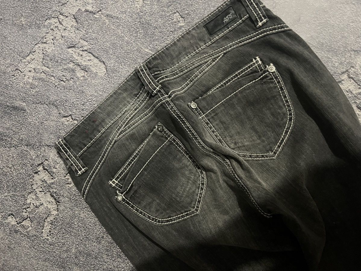 Japanese Brand Washed Japanese Archive Old Sckool Vibe Gray Jeans Size US 30 / EU 46 - 5 Thumbnail