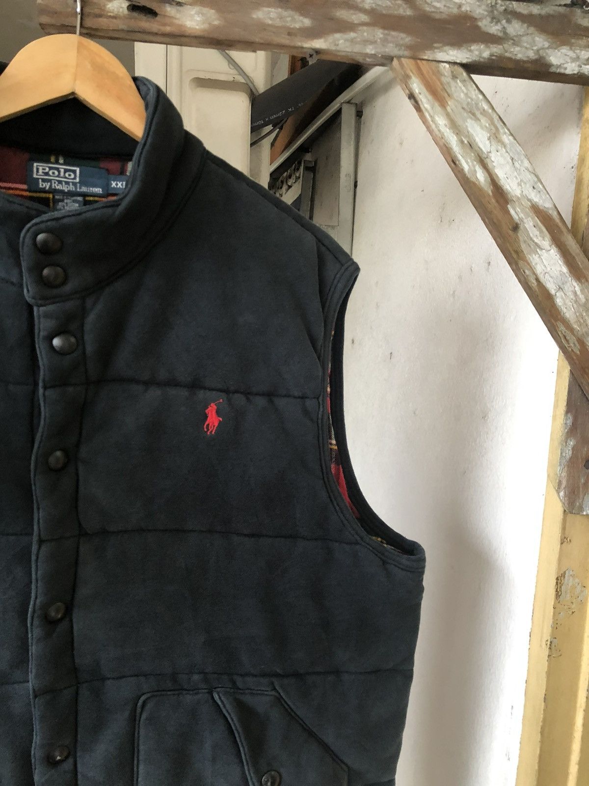 Polo Ralph Lauren Vintage Polo Ralph Lauren Faded Puffer Vest Jacket Size US XXL / EU 58 / 5 - 10 Thumbnail
