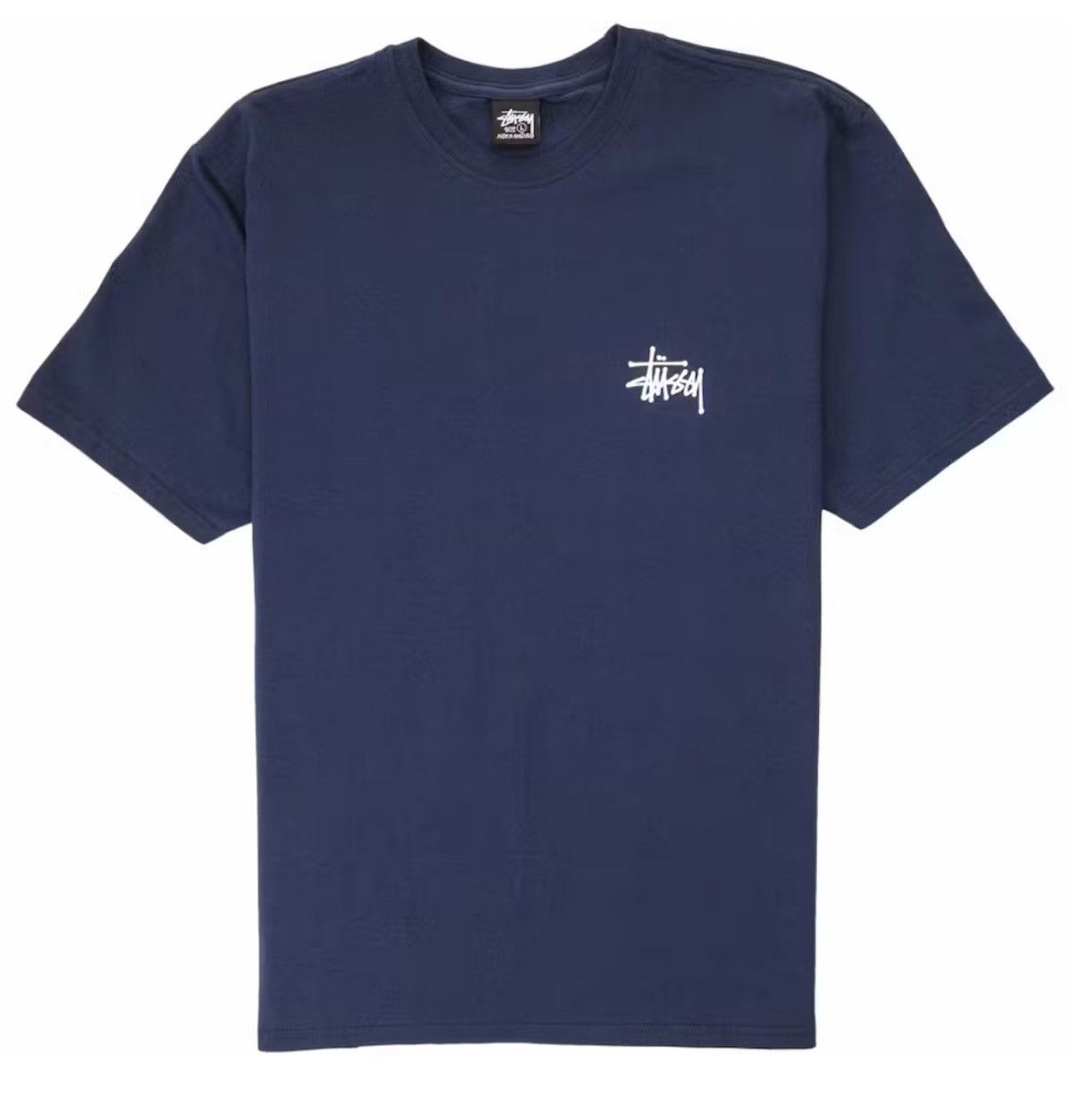 Stussy Stussy Basic Logo Tee Navy Size US L / EU 52-54 / 3 - 2 Thumbnail