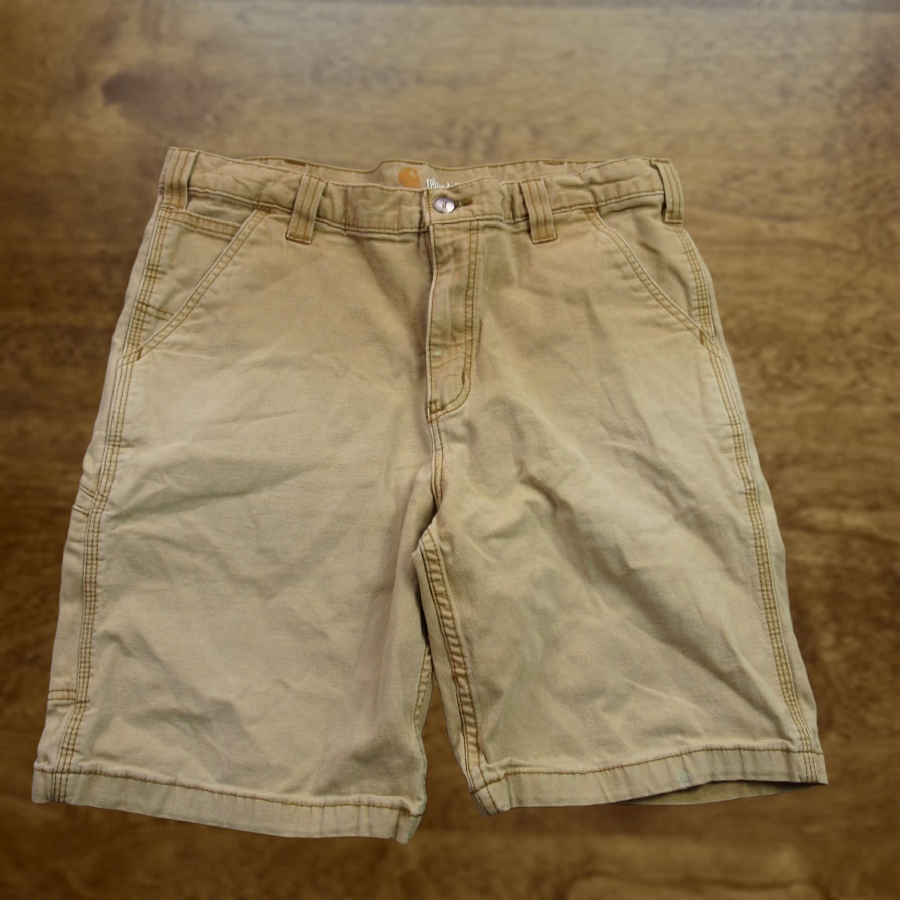 Carhartt VINTAGE Carhartt Shorts Mens 36 Pockets Cargo Outdoors Workwear Casual Beige Relaxed Size US 36 / EU 52 - 1 Thumbnail