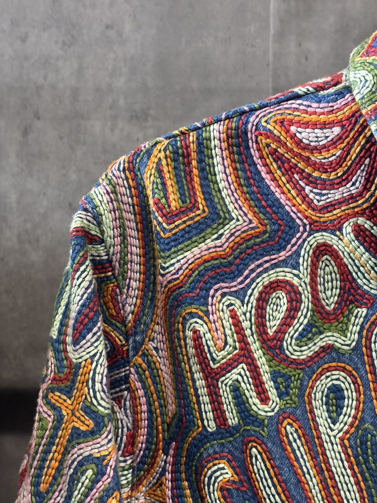 SUPREME CHAINSTITCH DENIM JACKET SIZE S