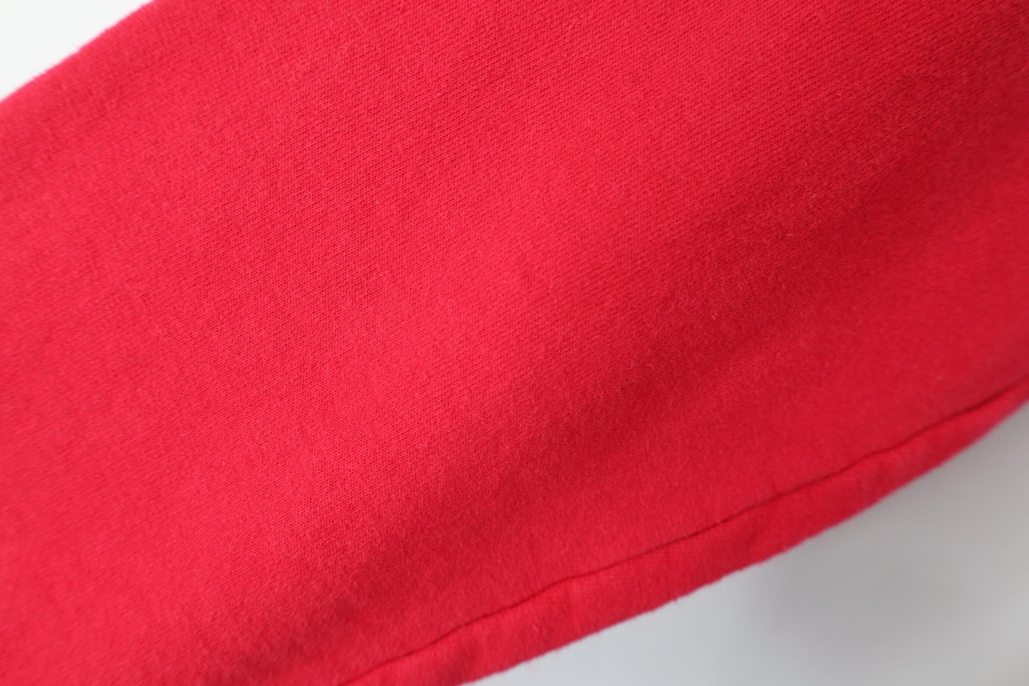 Vintage Vintage 90s Y2K Streetwear Heavyweight Hoodie Sweatshirt Red Size US S / EU 44-46 / 1 - 8 Thumbnail