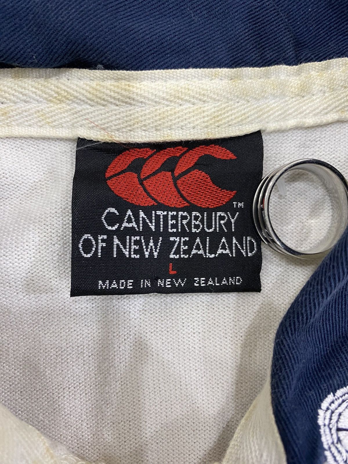 Canterbury of New Zealand × Vintage Rare vtg 90s Canterbury Suntory Sungoliath rugby jersey Size US L / EU 52-54 / 3 - 9 Thumbnail