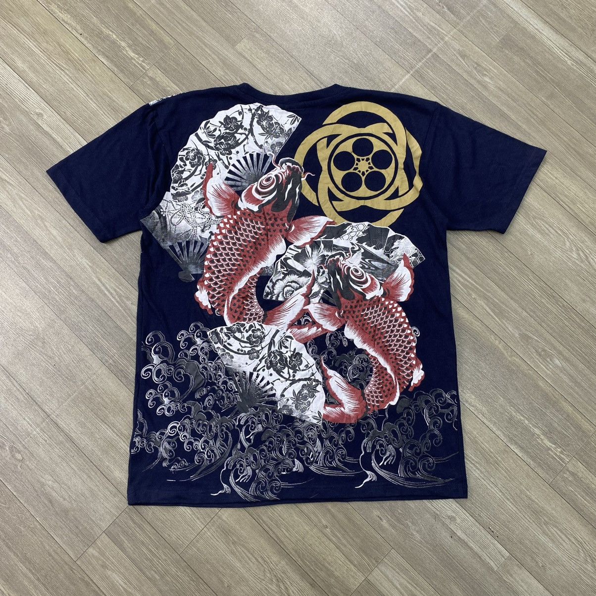 Bullet Noise 2000s Bullet Noise Koi Japanese Karakuri Tamashii Style Tee Size US L / EU 52-54 / 3 - 1 Thumbnail