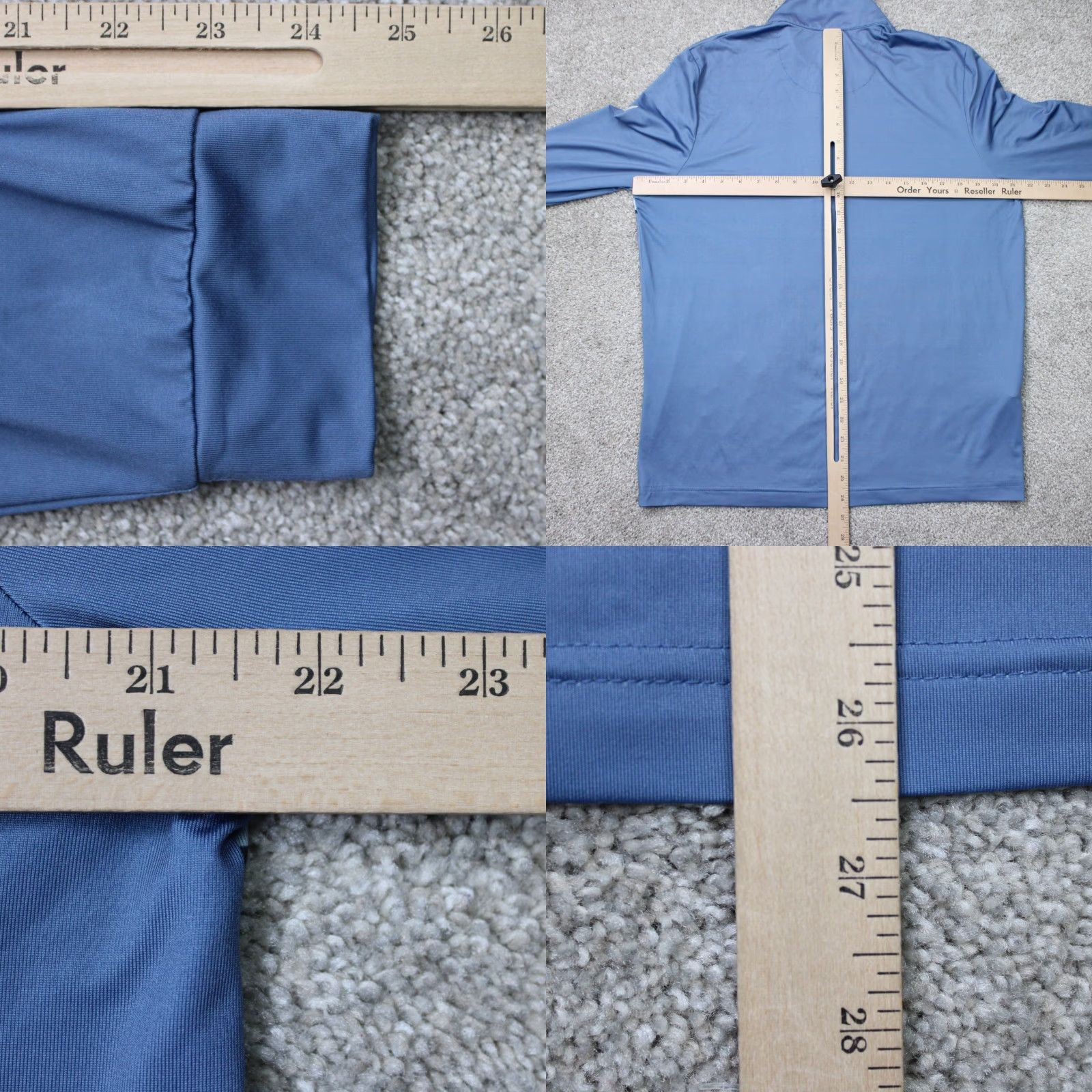 Callaway Callaway Sweatshirt Mens Small Blue Opti-Dri 1/4 Zip Golf Long Sleeve Pullover Size US S / EU 44-46 / 1 - 8 Thumbnail