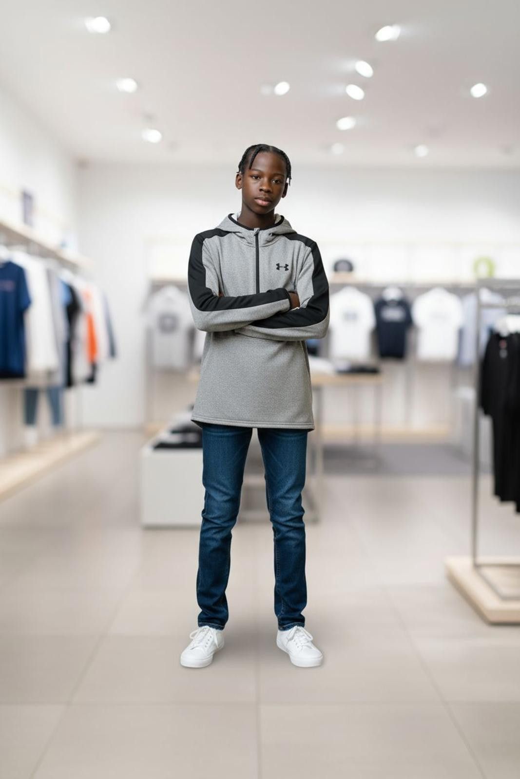 Under Armour Under Armour Boys' Hoodie Sweatshirt Size US L / EU 52-54 / 3 - 1 Thumbnail