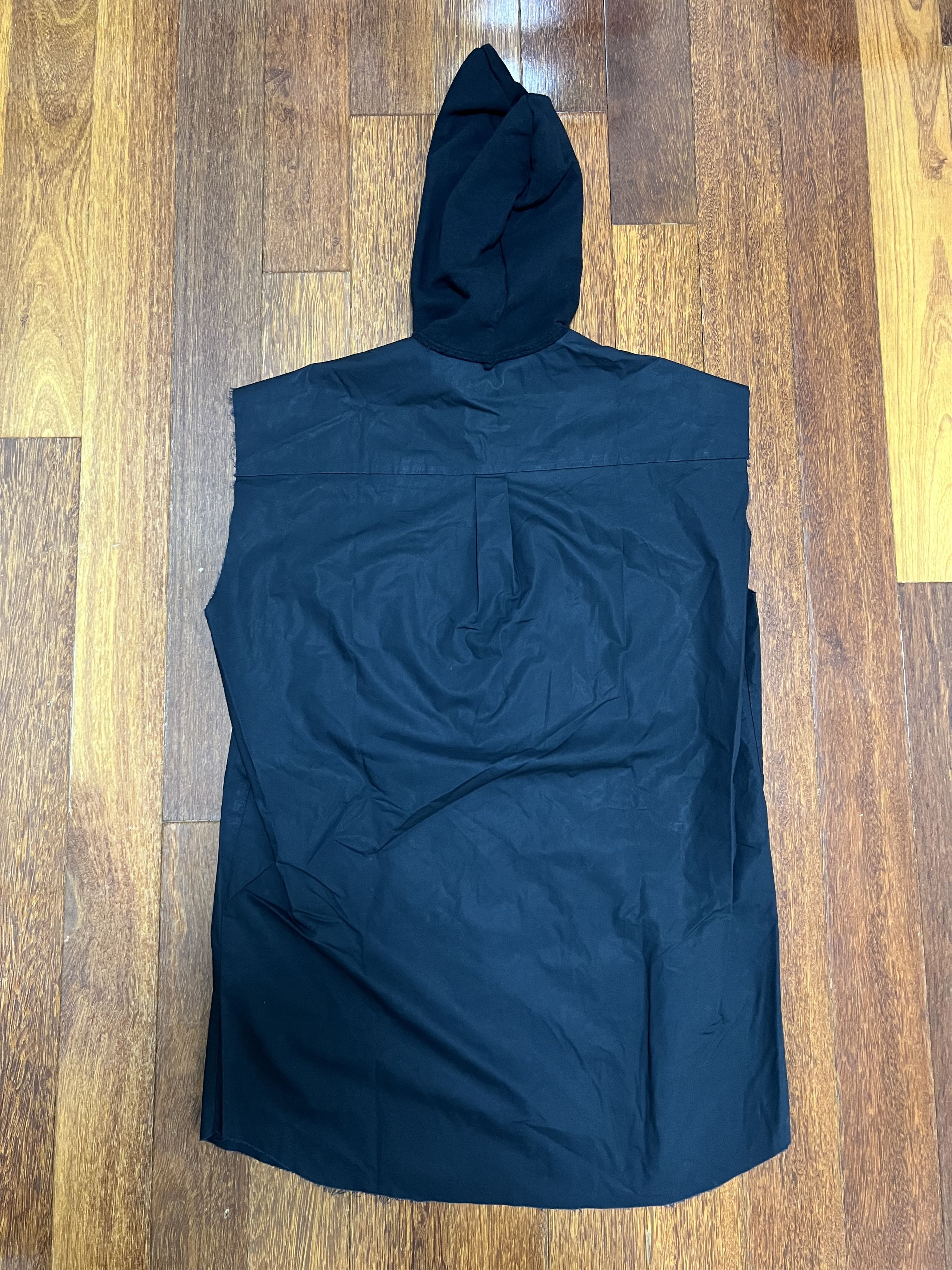 Raf Simons 💚 Raf Simons Redux Fear Generation Sleeveless Hoodie Black Size US M / EU 48-50 / 2 - 2 Thumbnail