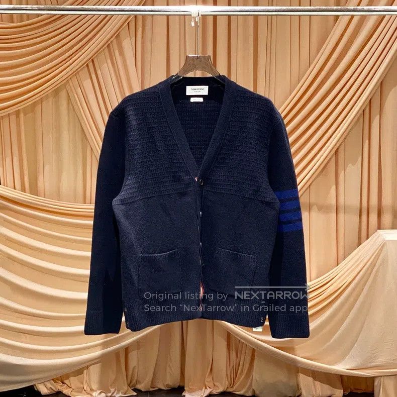 Other Thom Browne Wool knit cardigan Size US L / EU 52-54 / 3 - 1 Thumbnail
