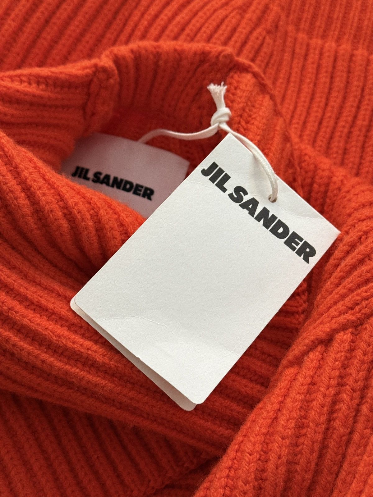 Jil Sander Jil Sander Burnt Orange Ribbed Wool Sweater 32 Size S / US 4 / IT 40 - 5 Thumbnail