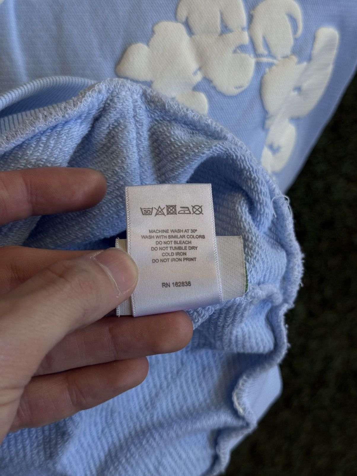 DENIM TEARS Denim Tears Cotton Wreath Hoodie Size Small Blue (NEW) Size US S / EU 44-46 / 1 - 10 Thumbnail