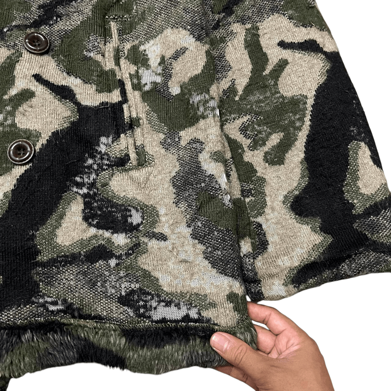Japanese Brand Vintage Swing Time Camo 100% Acrylic Coat Japan Made Size US M / EU 48-50 / 2 - 6 Thumbnail