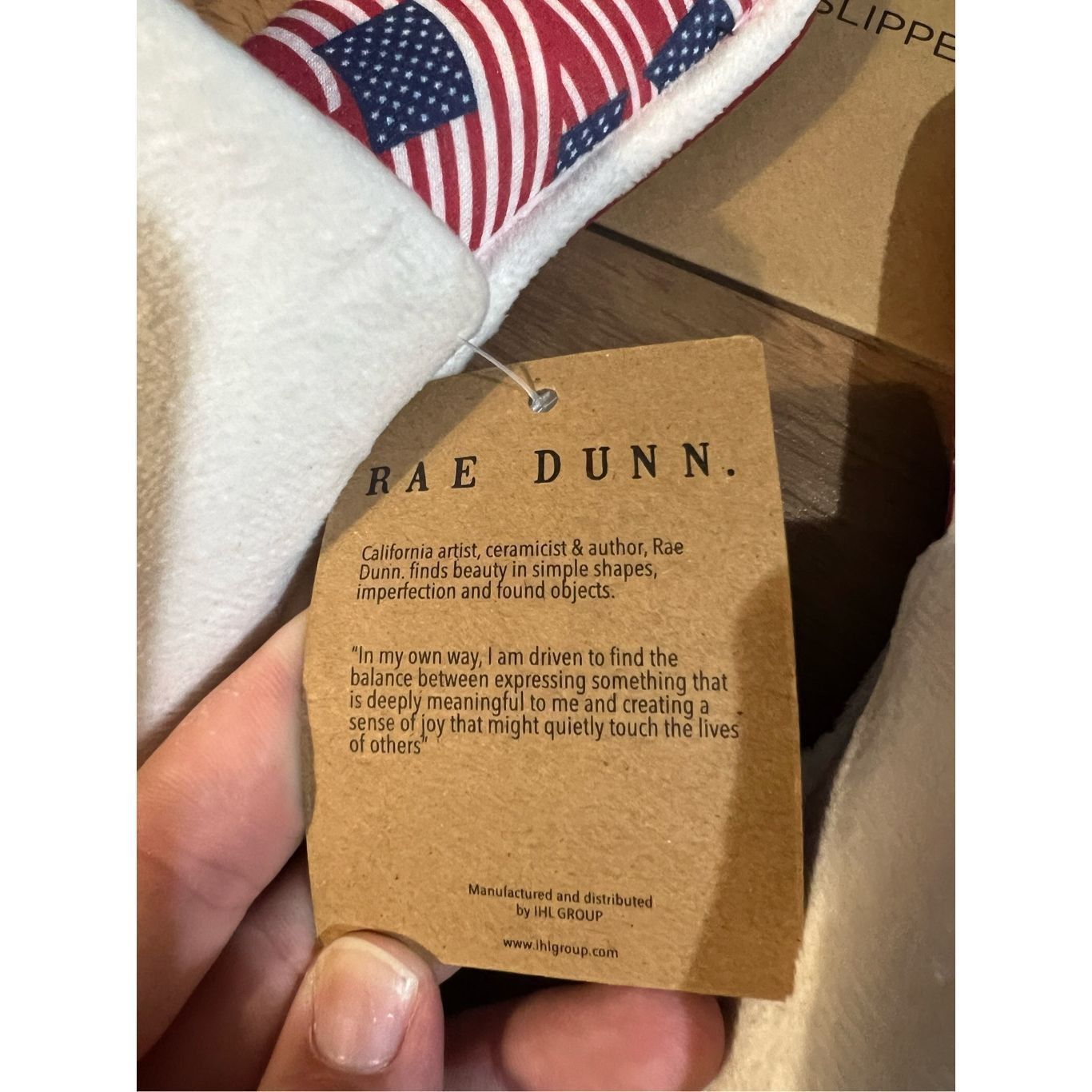 Other Rae Dunn USA Woman’s Slippers Size Medium 7-8 NEW MSRP $38 Size US 7 / IT 37 - 5 Thumbnail