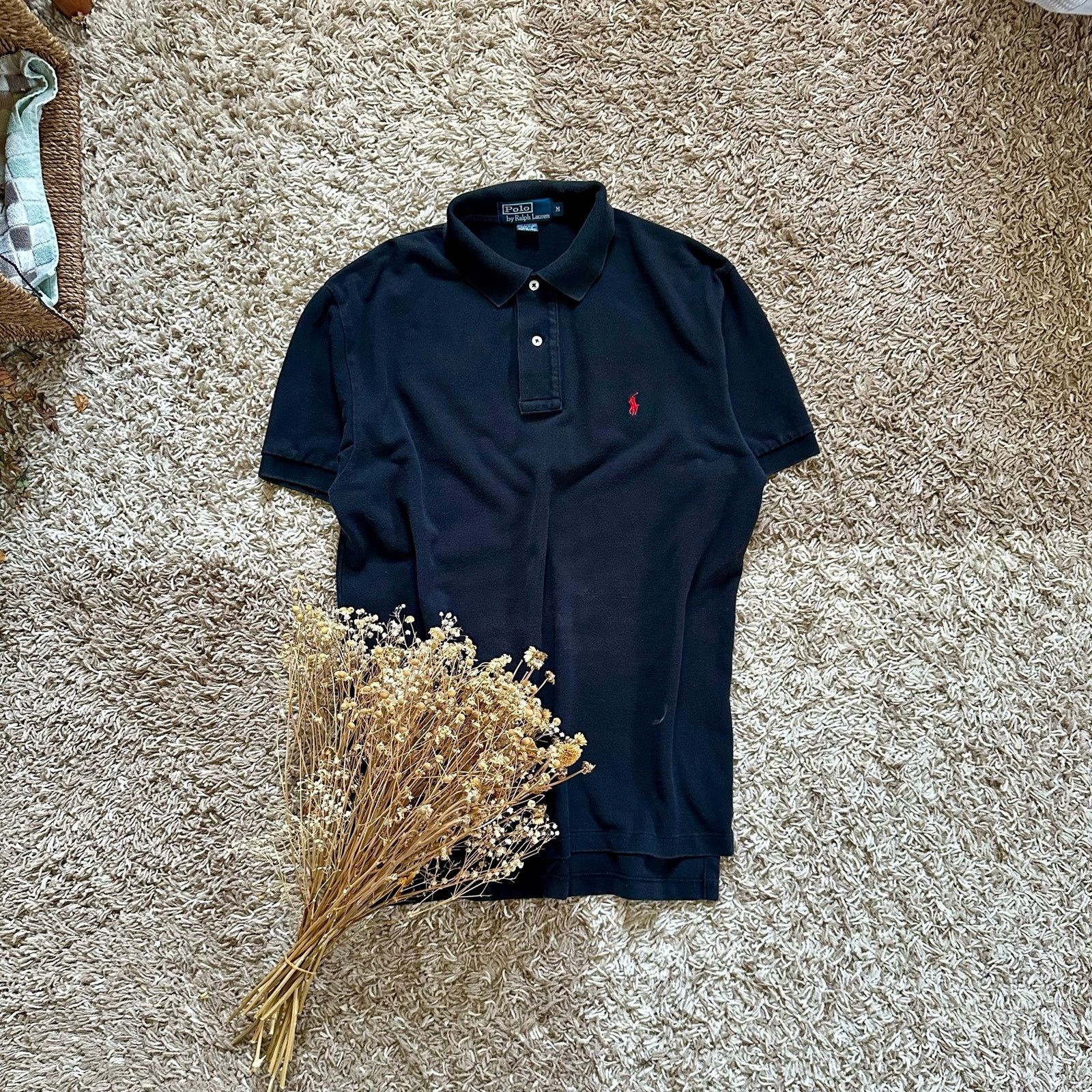 Ralph Lauren Ralph-Lauren Black-Watch Polo Shirt S/M 19x25 Polo
