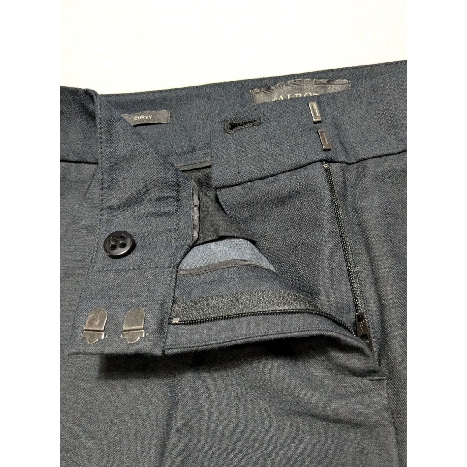 Talbots VINTAGE TALBOTS CURVY Women Size 2 Black Cotton Nylon Cropped Pants NEW Size 26" / US 2 / IT 38 - 4 Thumbnail