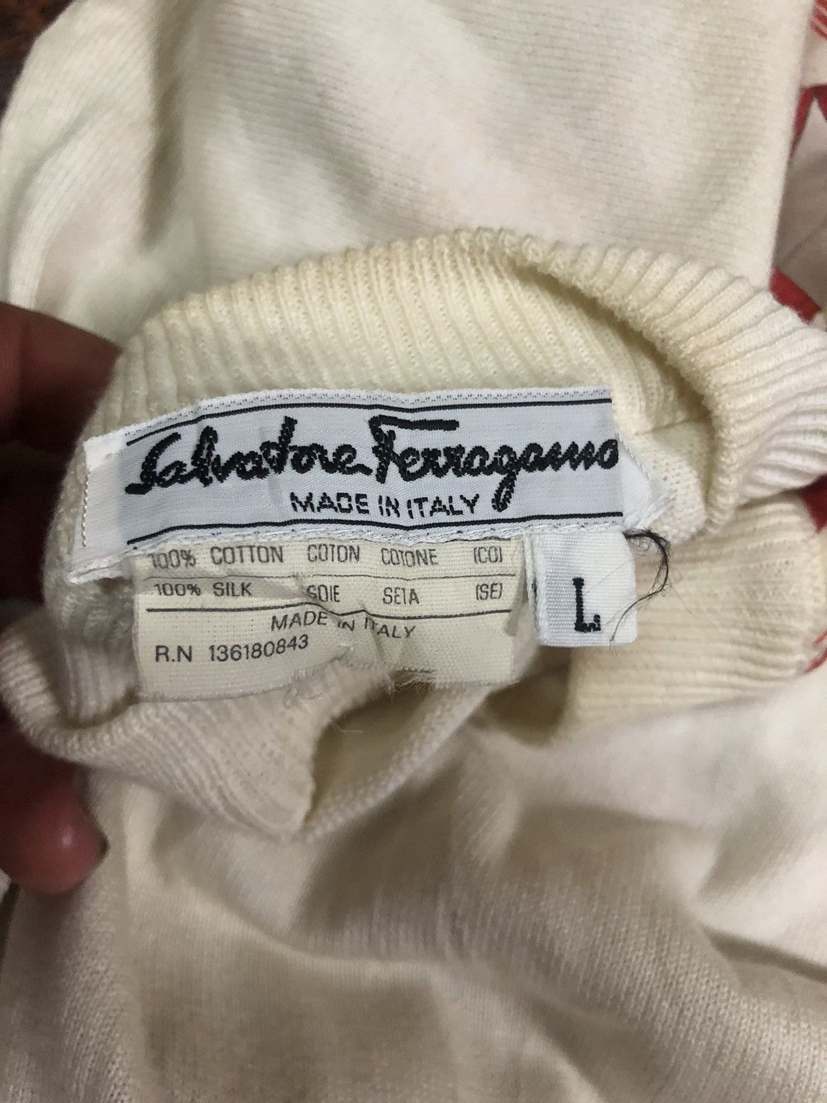 Salvatore Ferragamo Salvatore Ferragamo Floral Motif Silk and Cotton Shirt Size M / US 6-8 / IT 42-44 - 3 Thumbnail