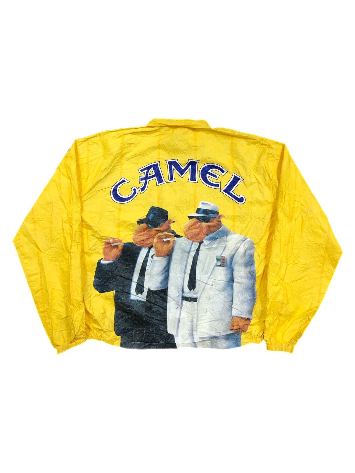 Camel Vintage Camel Jacket Mens XL Tyvek Joe Camel Smoking 90s Size US XL / EU 56 / 4 - 1 Thumbnail
