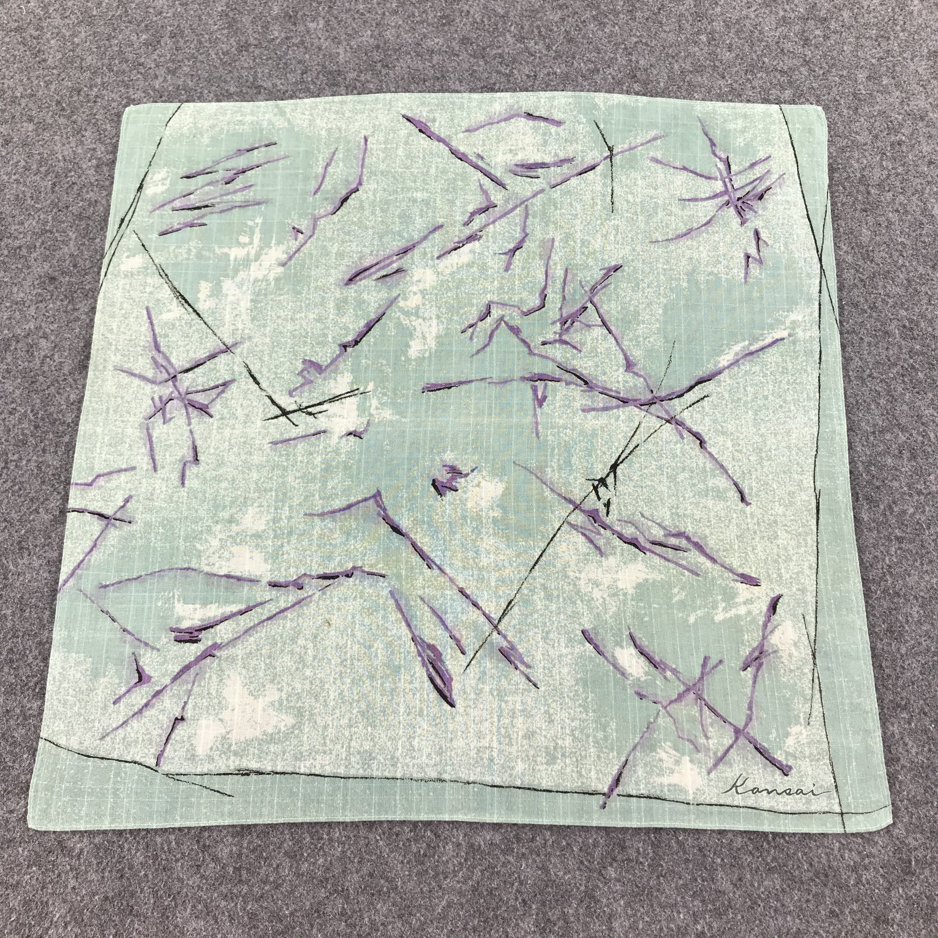Kansai Yamamoto × Vintage Kansai Handkerchief Neckerchief Bandana H169 Size ONE SIZE - 1 Thumbnail