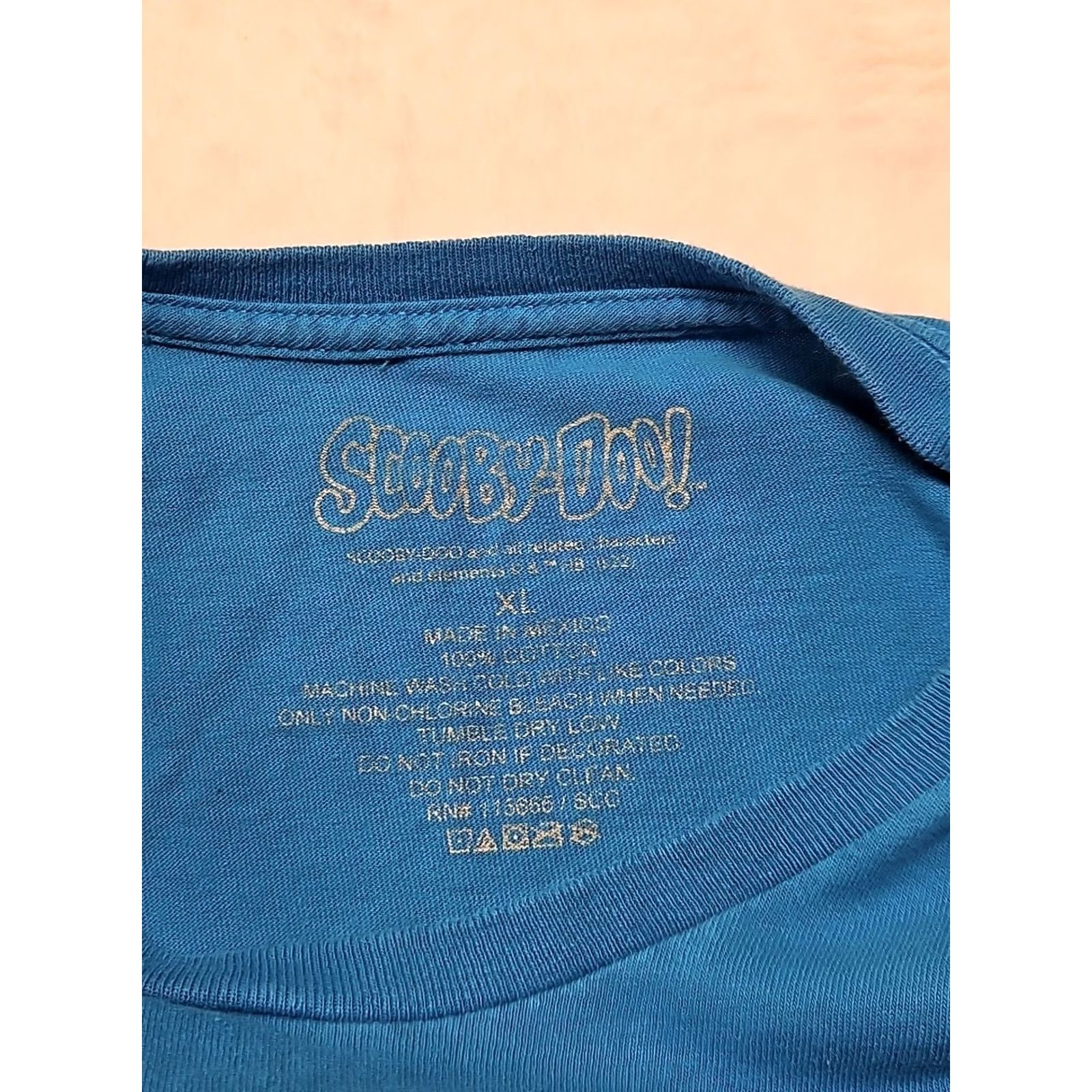 Toy Machine Scooby-Doo Mystery Machine T-Shirt Blue XL Crew Neck Short Sleeve Cartoon Graphic Tee Men Regular Cotton T-Shirt Size US XL / EU 56 / 4 - 4 Thumbnail