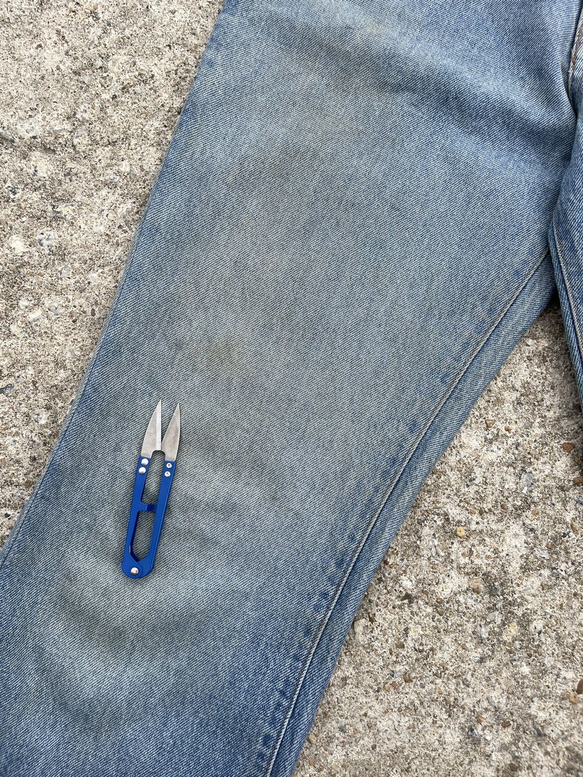 Japanese Brand 🔥 Mocking Bird Japan Bot-Cut Rusty Distressed Denim W29🔥 Size 29" - 13 Thumbnail