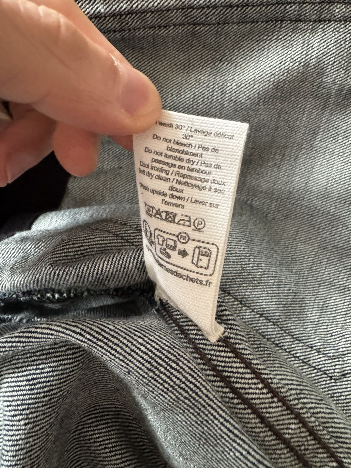 Lemaire Lemaire Indigo Trucker Jacket (46) Size US S / EU 44-46 / 1 - 4 Thumbnail