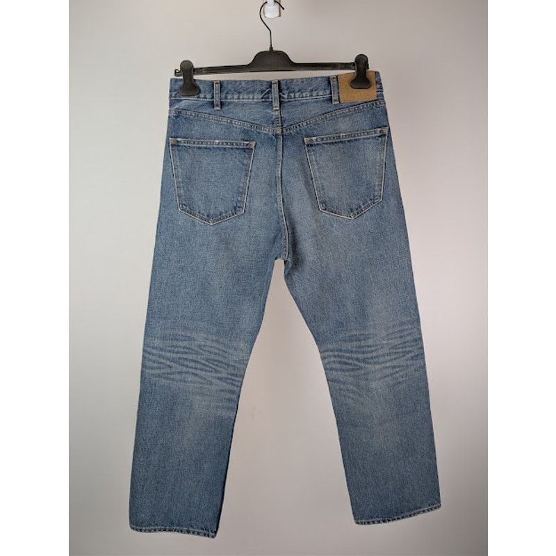 Celine o1rshd1 Straight Leg Kurt Denim Jeans in Washed Blue Size US 33 - 18 Thumbnail