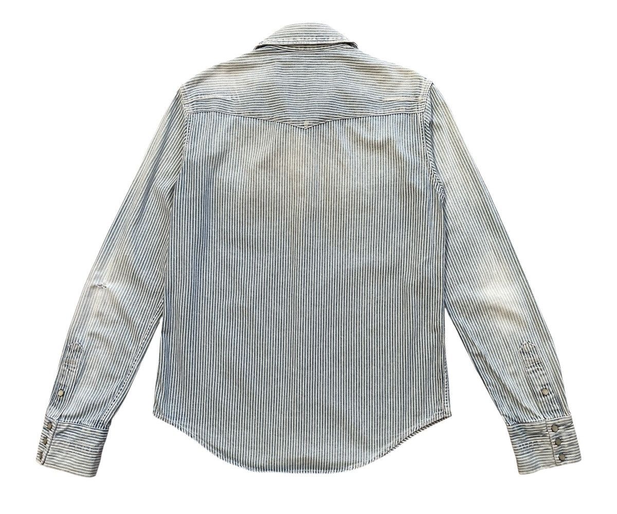 Number (N)ine Number (N)ine S08-NNS001C Zippo Hickory Denim Shirt Size US S / EU 44-46 / 1 - 10 Thumbnail