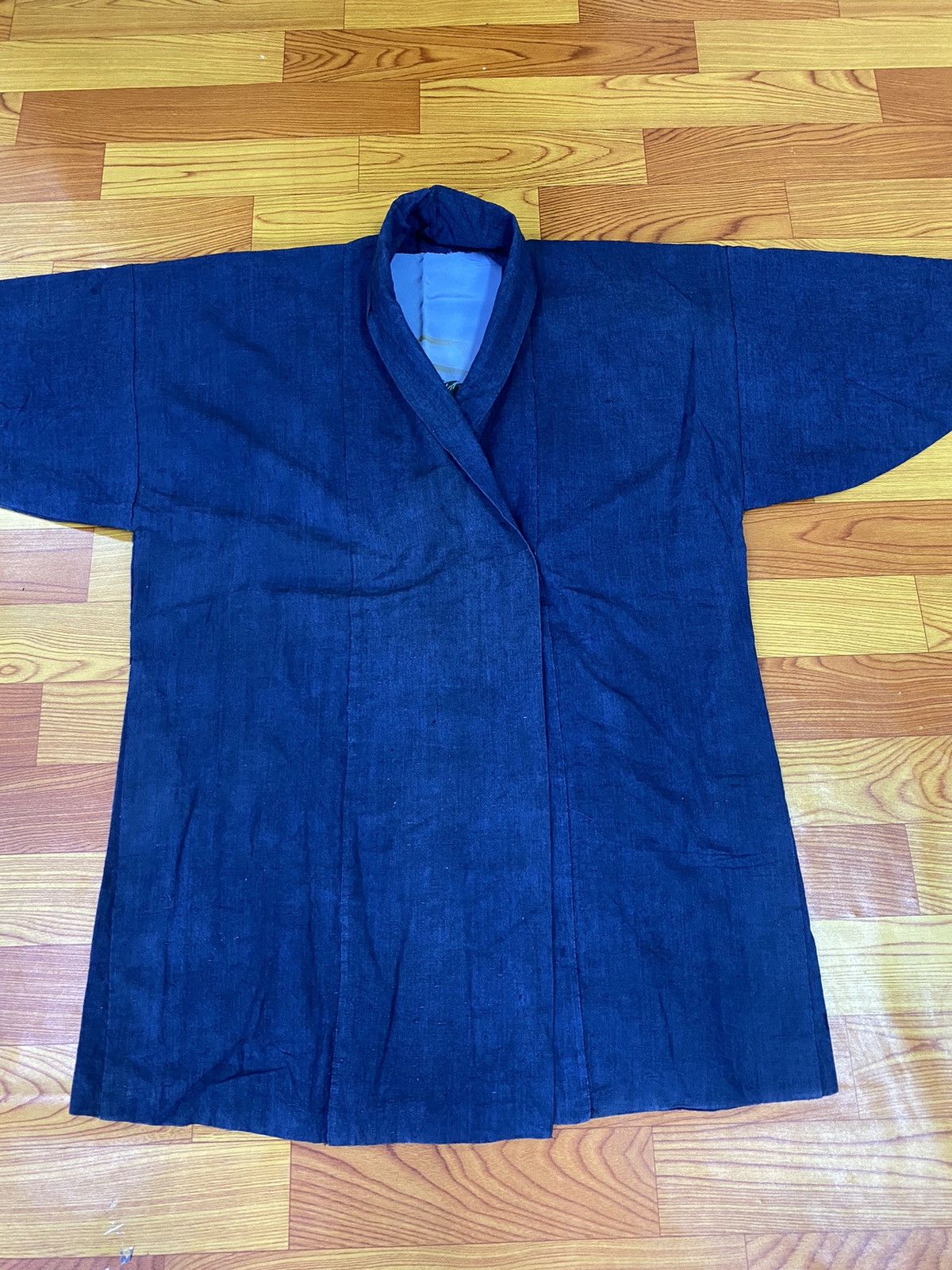 Japanese Brand Vintage Indigo Noragi Kimono Japan Cardigan Size US XL / EU 56 / 4 - 2 Thumbnail