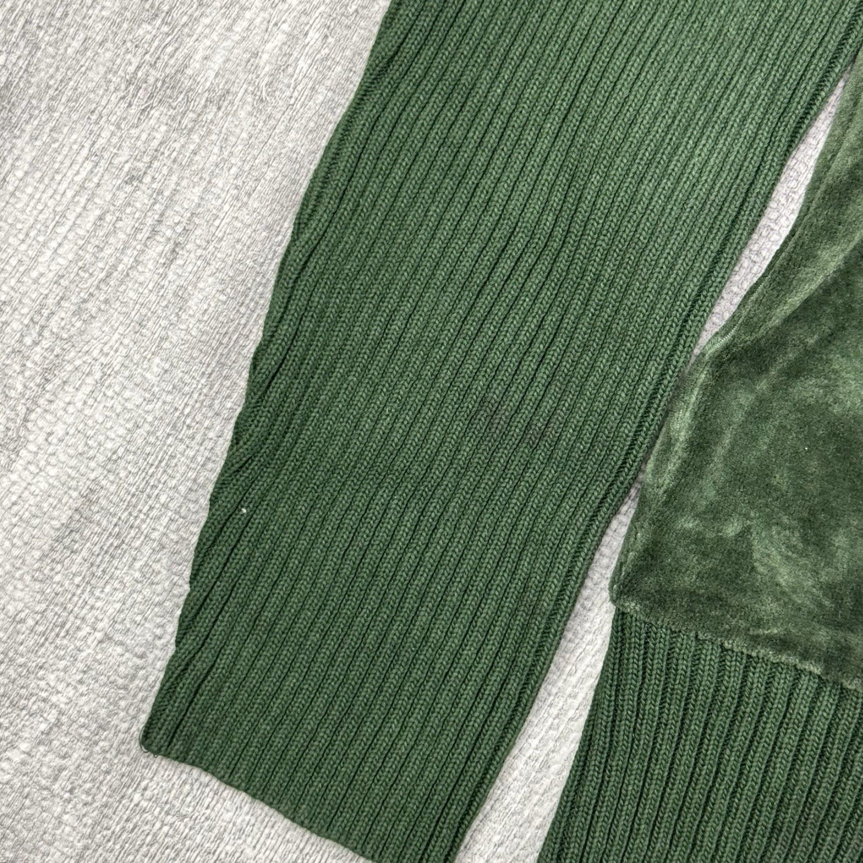 Velour VTG BEAUX ART 90S SWEATER JACKET GREEN COTTON POLYESTER FULL ZIP S RAGLAN SLEEVE RIBBED SHOULDERS VINTAGE UNISEX ADULTS Regular Size Size US S / EU 44-46 / 1 - 4 Thumbnail
