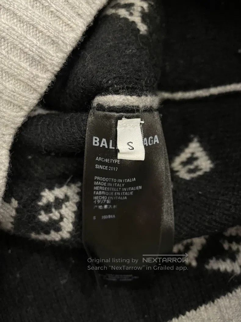 Balenciaga Balenciaga Gray danmu sweater size s Size US S / EU 44-46 / 1 - 9 Thumbnail