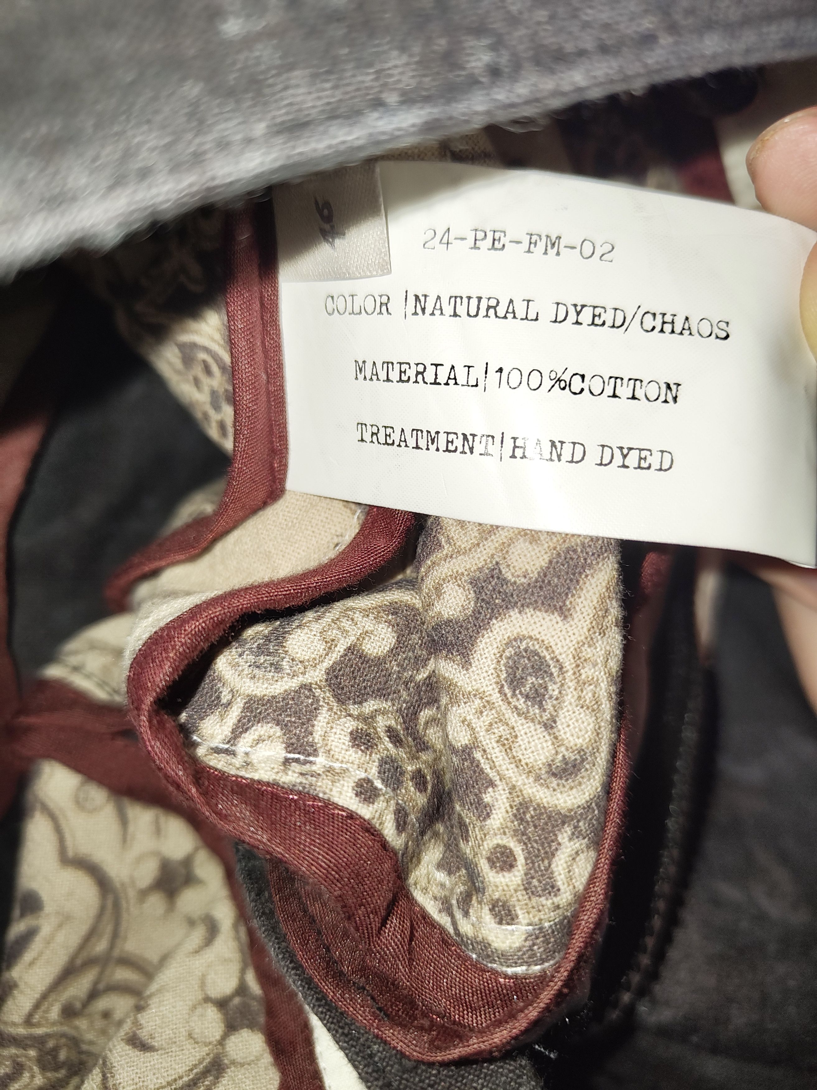 Professor.E E Pants Natural Dyed Chaos Size US 30 / EU 46 - 6 Thumbnail