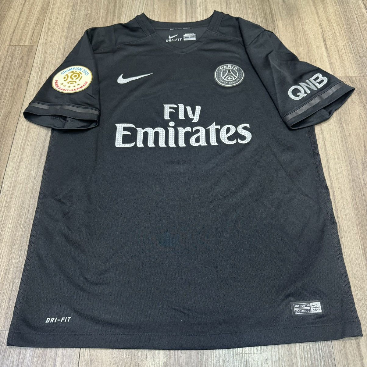 Nike PSG Authentic 3rd Ibrahimovic Black Kit 15/16 Nike Jersey